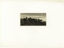 Evening, 1864. Creator: Charles Emile Jacque