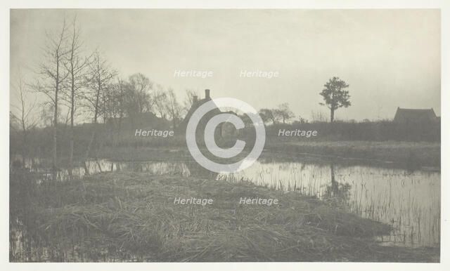 Evening, 1886. Creator: Peter Henry Emerson.