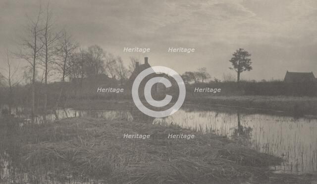 Evening, 1886. Creators: Dr Peter Henry Emerson, Thomas Frederick Goodall.