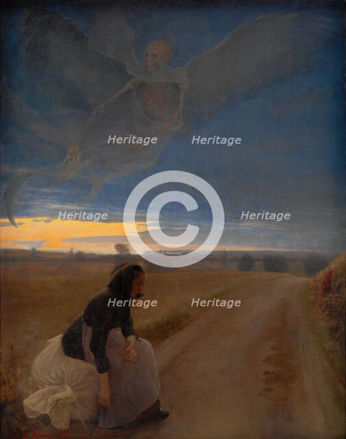 Evening, 1887. Creator: Ring, Laurits Andersen (1854-1933).