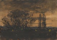 Evening, 1880-1890. Creator: Ladislav Mednyanszky