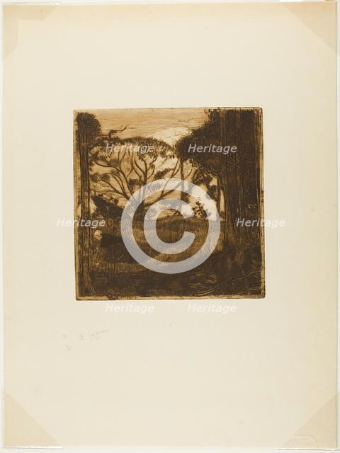 Evening, 1894. Creator: Armand Seguin.