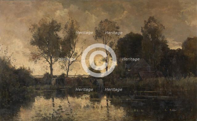 Evening, 1898. Creator: Théophile de Bock.