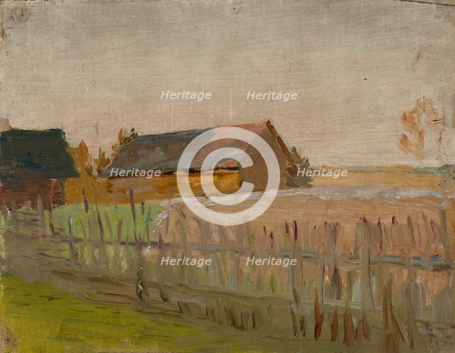 Evening, 1909. Creator: Jan Ciaglinski.