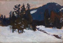 Evening under Koziniec, 1906. Creator: Jan Stanislawski