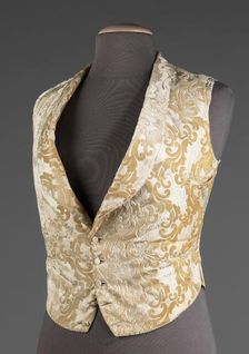 Evening vest, American, 1885-95. Creator: Unknown