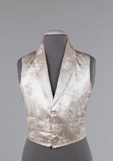 Evening vest, probably French, 1840-49. Creator: Unknown