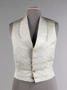 Evening vest, probably French, 1855-60. Creator: Unknown