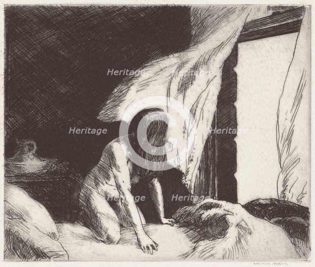 Evening Wind, 1921. Creator: Edward Hopper.