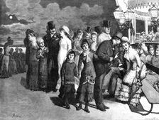 Evening at the Spa, Scarborough, 1881. Creator: Eugène Froment