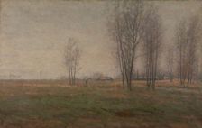 Evening atmosphere by the Seine, between 1876 and 1889. Creator: Per Ekstrom