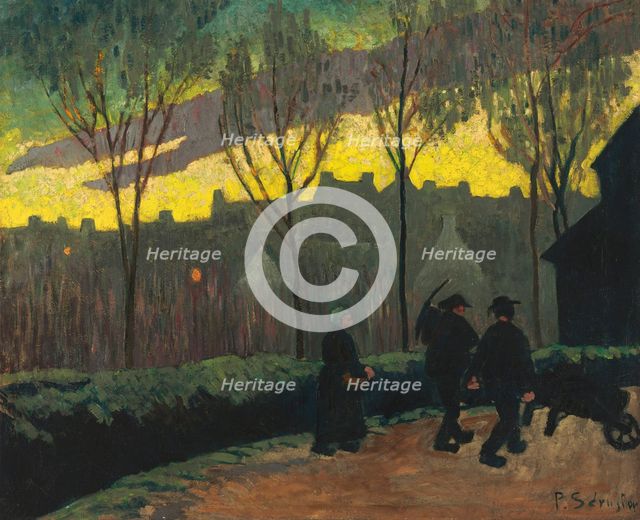 Evening, before 1906. Creator: Sérusier, Paul (1864-1927).