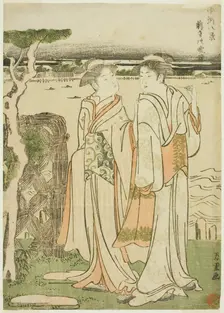 Evening bell at Mii Temple, Japan, Unknown. Creator: Hokusai