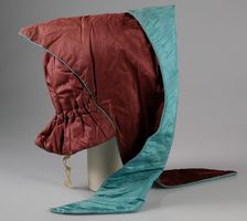 Evening bonnet, American, ca. 1870. Creator: Unknown