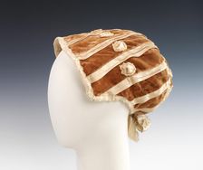 Evening bonnet, American, ca. 1802. Creator: Unknown