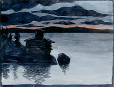 Evening, c1900. Creator: Hugo Simberg