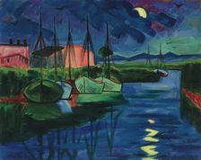 Evening , c1922. Creator: Pechstein, Hermann Max (1881-1955)