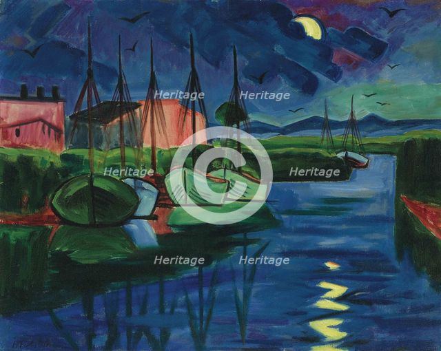 Evening  , c1922. Creator: Pechstein, Hermann Max (1881-1955).