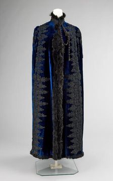 Evening cape, French, 1885-89. Creator: Emile Pingat