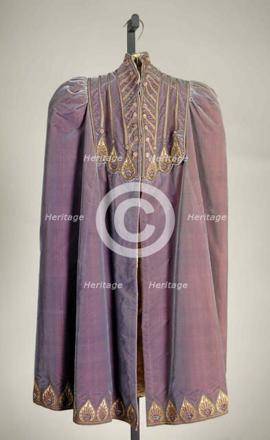 Evening cape, French, 1890. Creator: Emile Pingat.