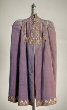 Evening cape, French, 1890. Creator: Emile Pingat