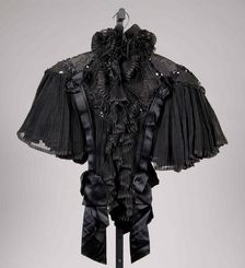 Evening cape, French, ca. 1895. Creator: Bon Marche