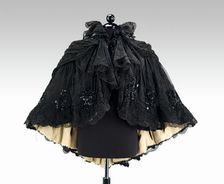 Evening cape, French, ca. 1895. Creator: Unknown