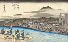 Evening Cool at Shijokawara, Mid-1830s. Creator: Ando Hiroshige