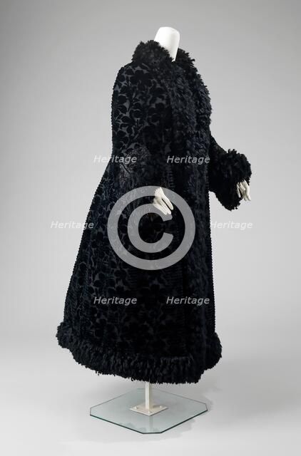 Evening coat, French, 1888-90. Creator: Emile Pingat.