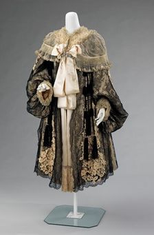 Evening coat, French, 1895-1905. Creator: Rouff