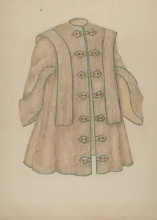 Evening Cloak, c. 1940. Creator: Mary Fitzgerald