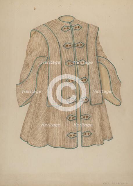 Evening Cloak, c. 1940. Creator: Mary Fitzgerald.