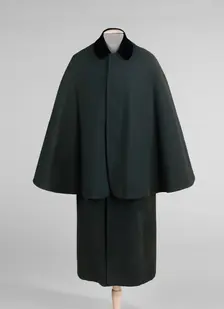 Evening cloak, ca. 1890. Creator: Unknown