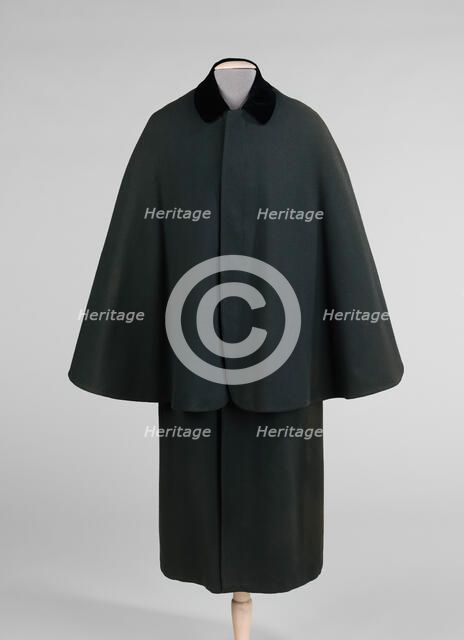 Evening cloak, ca. 1890. Creator: Unknown.