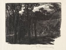 Evening. Creator: Auguste Louis Lepère (French, 1849-1918)