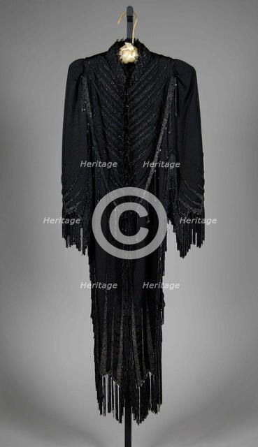 Evening dolman, French, ca. 1885. Creator: Emile Pingat.