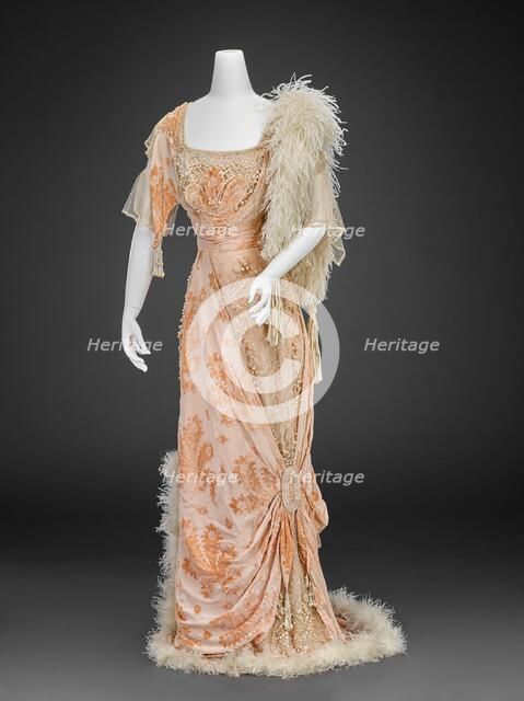 Evening Dress, 1910-1914. Creator: Girolamo Giuseffi.