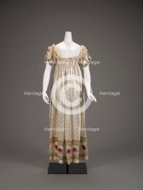 Evening Dress, about 1815. Creator: Unknown.