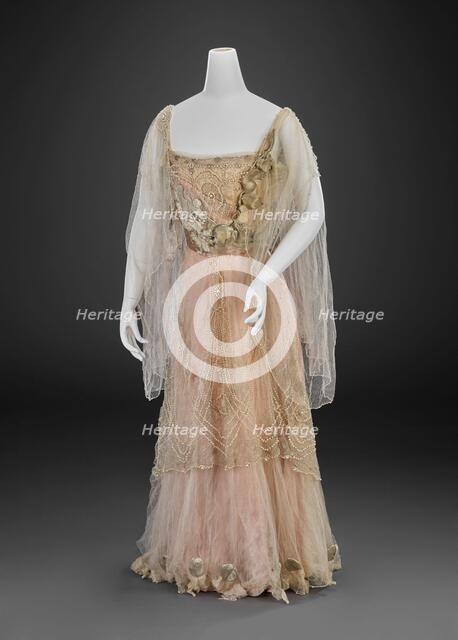 Evening Dress, about 1910-1914. Creator: Girolamo Giuseffi.