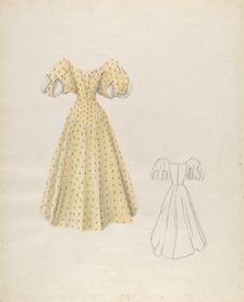 Evening Dress, c. 1937. Creator: Ray Price