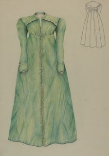 Evening Dress, c. 1937. Creator: Ray Price