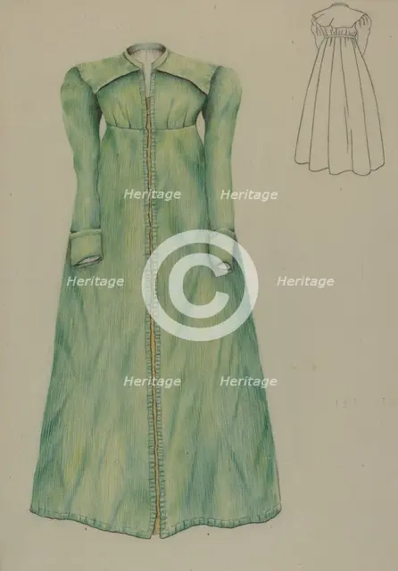 Evening Dress, c. 1937. Creator: Ray Price.