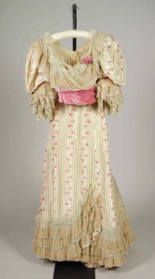 Evening dress, French, 1896-97. Creator: Rouff