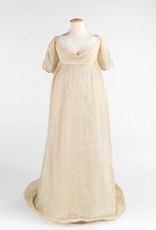 Evening dress, French, 1809. Creator: Unknown