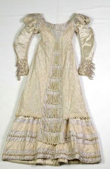 Evening dress, probably French, ca. 1815. Creator: Unknown