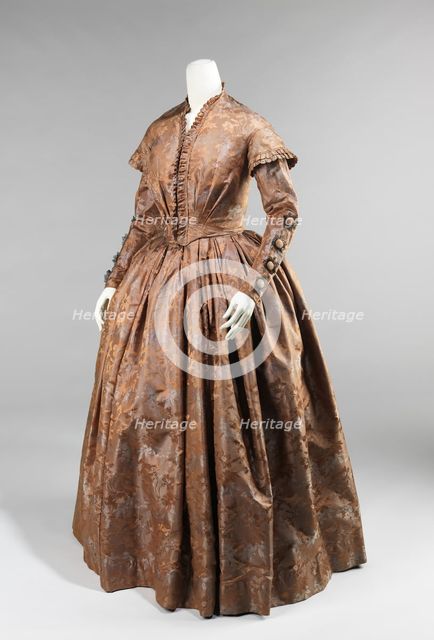 Evening ensemble, American, 1845-50. Creator: Unknown.