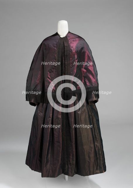 Evening ensemble, American, 1845-50. Creator: Unknown.
