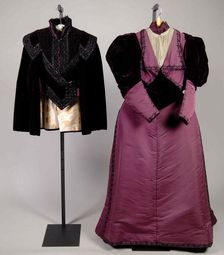 Evening ensemble, French, 1893. Creator: House of Worth