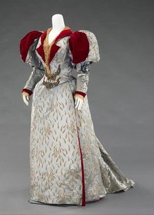 Evening ensemble, French, 1893. Creator: House of Worth