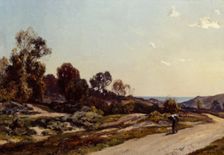 Evening: Equihen, Pas de Calais, 1920. Creator: Herbert Edwin Pelham Hughes-Stanton